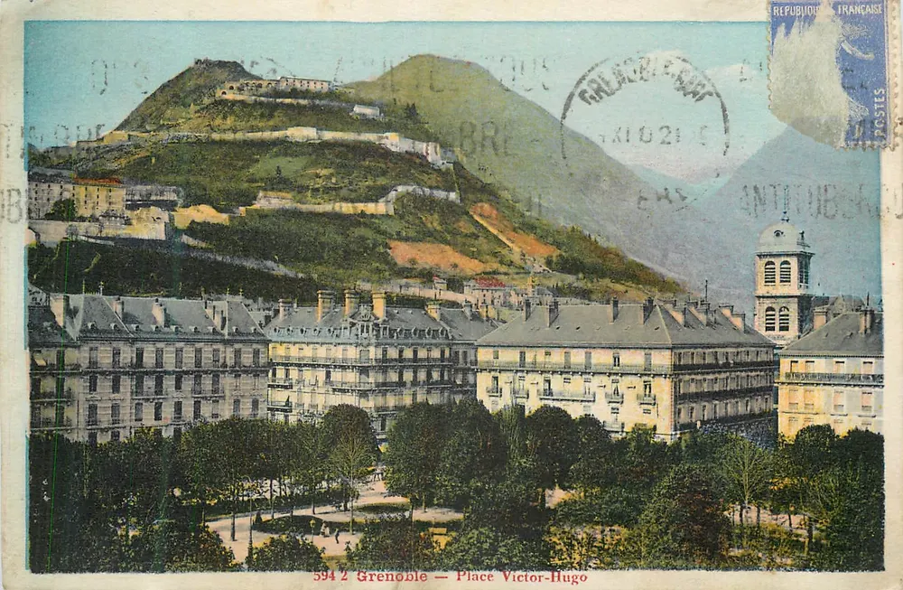 Grenoble — Plac Victora-Hugo — wydawca anonimowy, nr 5942 - Awers