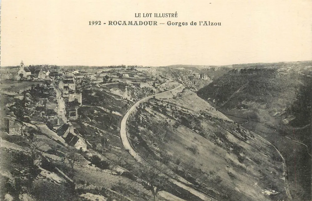 Rocamadour — Gorges de l'Alzou — Le Lot Illustré, 1992 - Recto