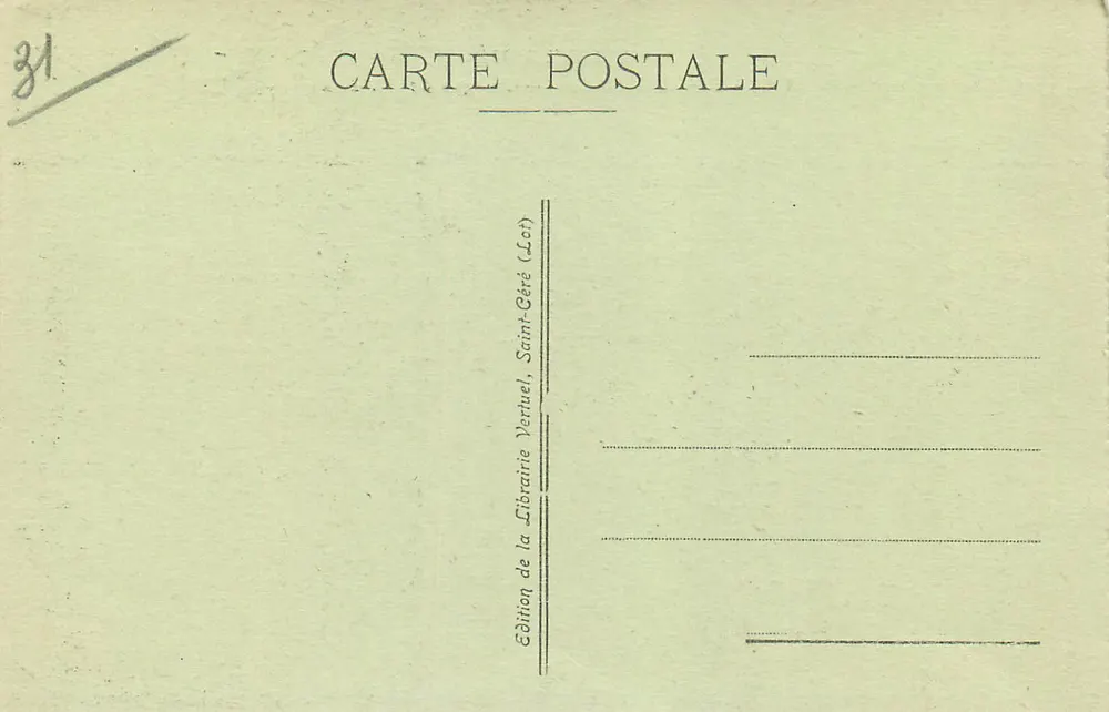Rocamadour — Gorges de l'Alzou — Le Lot Illustré, 1992 - Verso