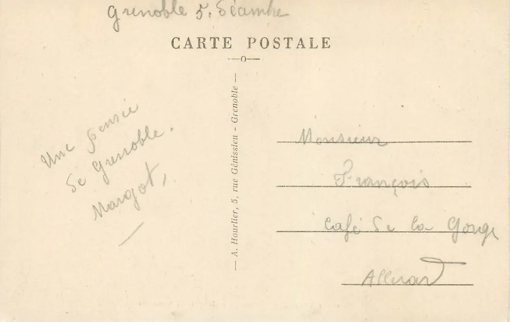 Grenoble — Visão Geral e o Moucheron - Verso