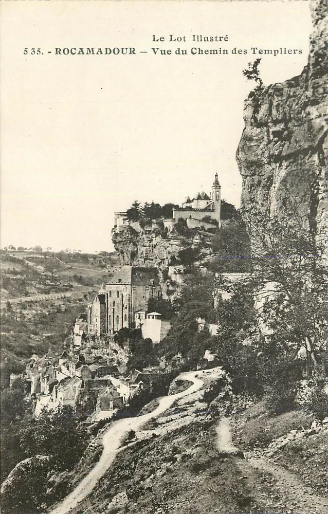 Rocamadour — Ansicht des Templerwegs — Le Lot Illustré, n° 535 - Vorderseite