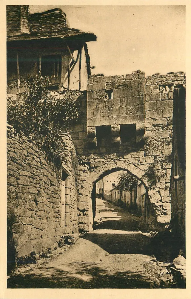 Rocamadour (Lote) — A Porta Baixa — Arts Graphiques, Toulouse, n°540 - Frente