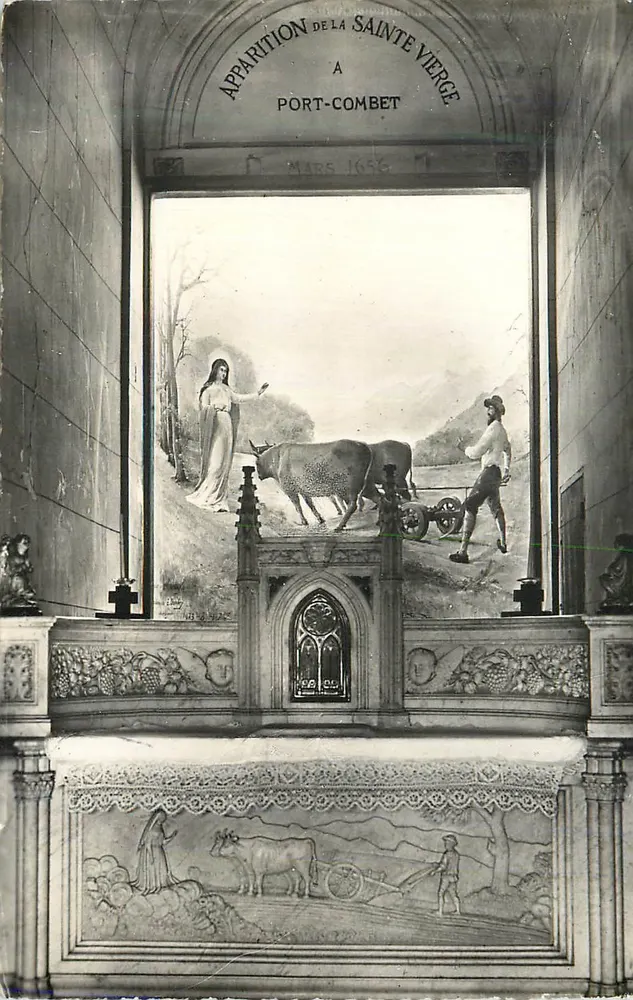 Erscheinung der heiligen Jungfrau in Port-Combet — März 1656 — Fotograf IMH. MACON (S.-L.) - Vorderseite