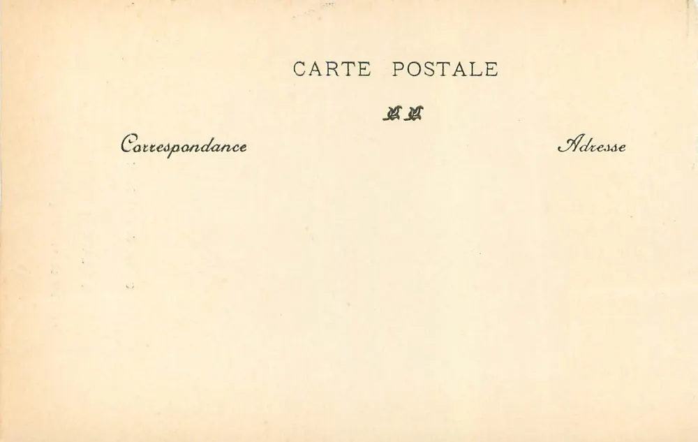 Kloster von Cadouin — Der Lai Aristote, geritten von Campaspe — ohne Verlag oder sichtbare Nummer - Rückseite