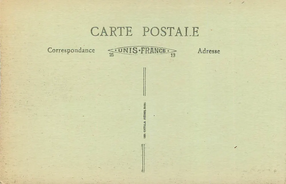 LYON - Panoramablick, vom Coteau de Saint-Just aus — Serie 196 — Verlag Unis-France - Rückseite