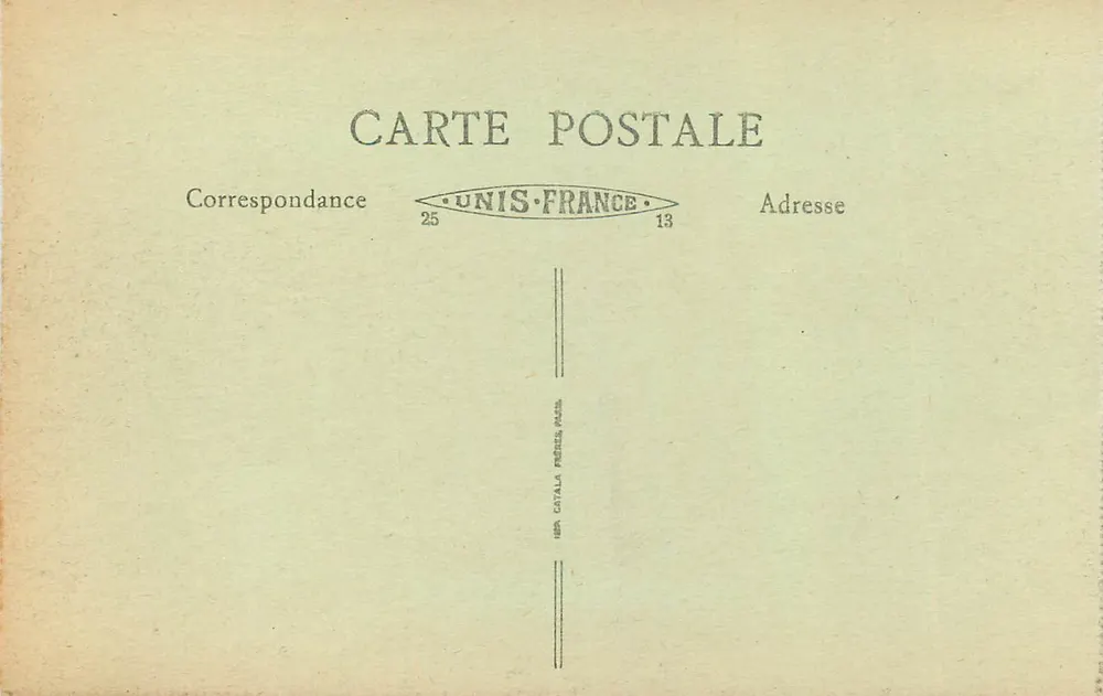 Lyon - Pont de l'Université et Faculté des Lettres et Sciences — S.F. éditeur - Verso