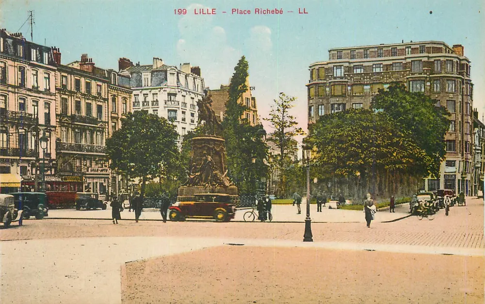 Lille - Praça Richebé — editor LL n°199 - Frente