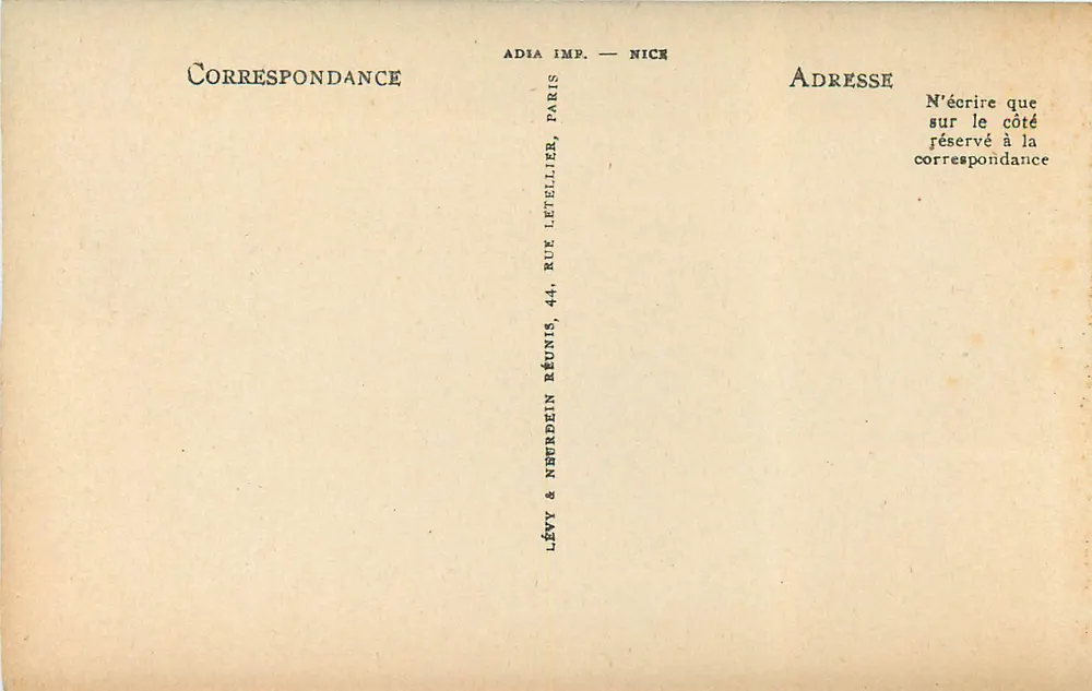 Lille - Praça Richebé — editor LL n°199 - Verso
