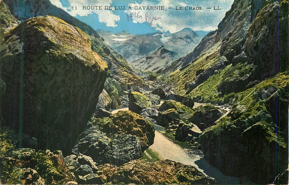 Route de Luz à Gavarnie — Le Chaos — LL - Recto
