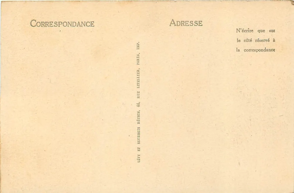 Lourdes — A Grotta — H. Pye, n° 207 - Verso