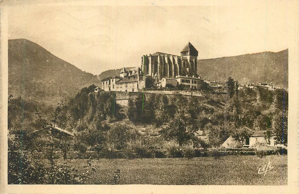 Saint-Bertrand-de-Comminges — Die Kathedrale und das Dorf (Übersicht) — Éditions Libauche Frères - Vorderseite