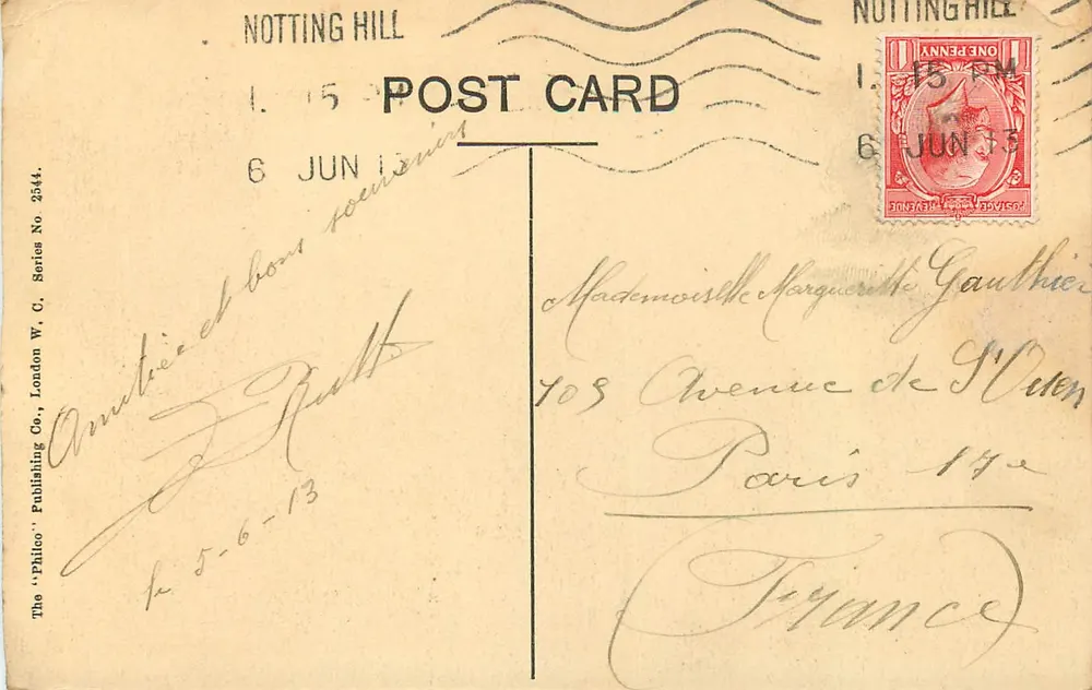 La Tour de Londres — vue panoramique — The 'Philco' Publishing Co., London W.C. Series No. 2544 - Verso