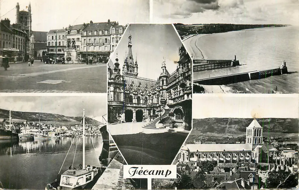 Fécamp — Panoramablick — Cie des Arts Photomécaniques, 209 Place Thiers - Vorderseite