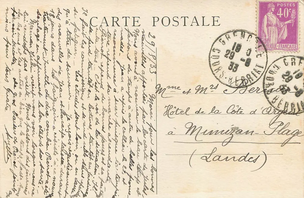 Rondom GRENOBLE — Het rivier Isère op de Eiland van de Liefde —n°0156 - Achterkant