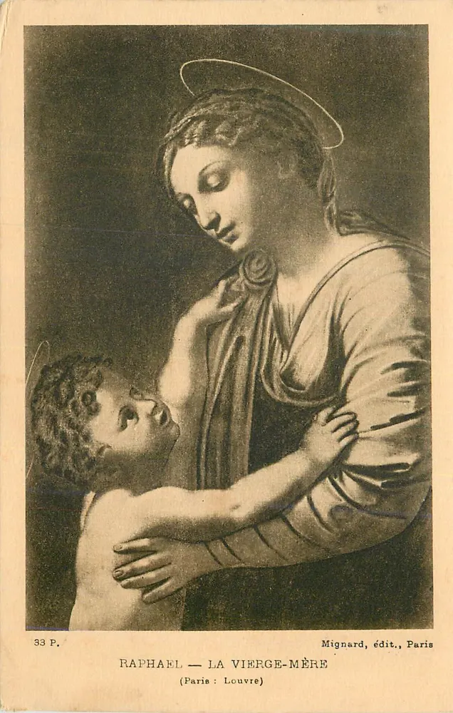 Raphaël — A Virgem-Mãe — Mignard, editor, Paris - Frente