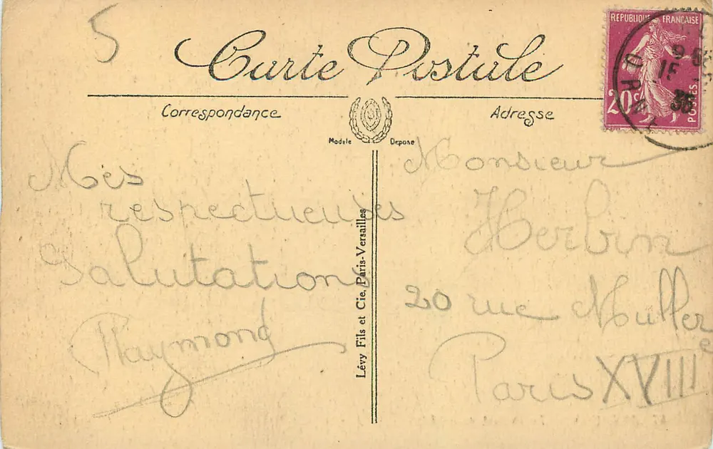 Alençon — A Prefeitura — A. Dariac, n°47 - Verso