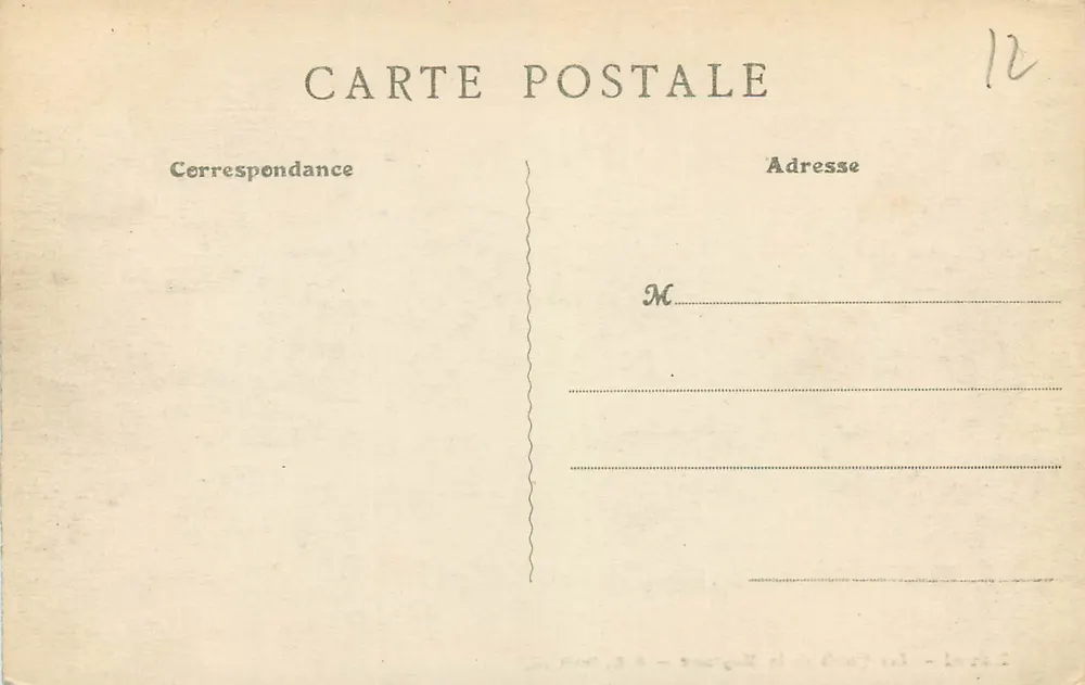 Laval — Os Quais da Mayenne — B.F., Paris - Verso