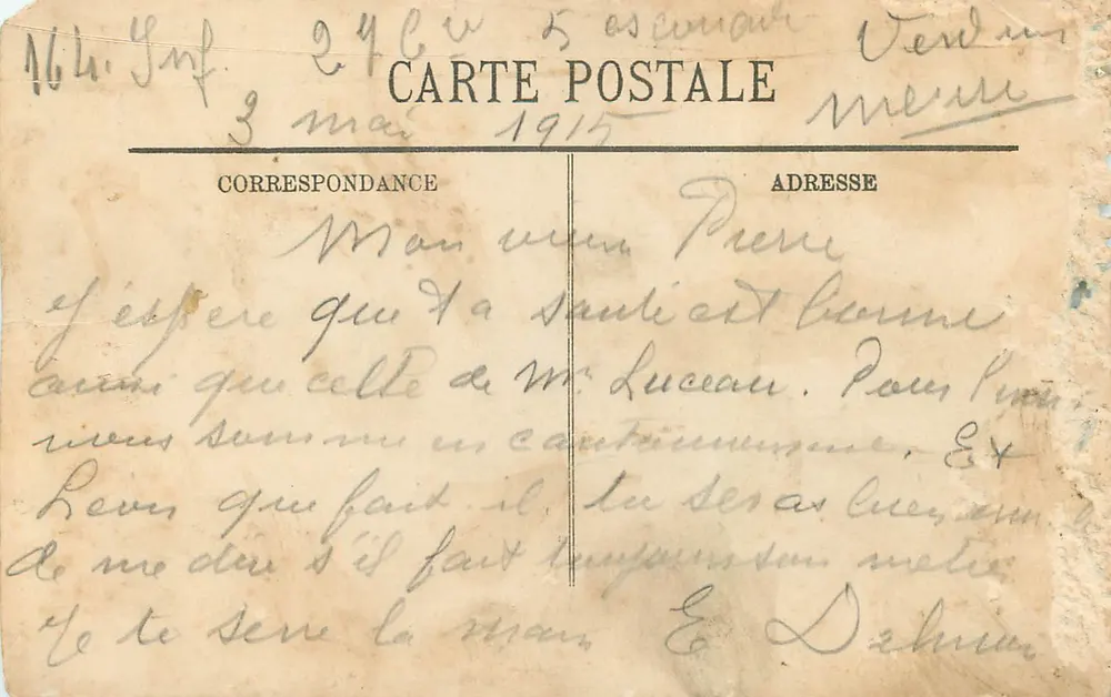Verdun — O Quai da República — LL - Verso