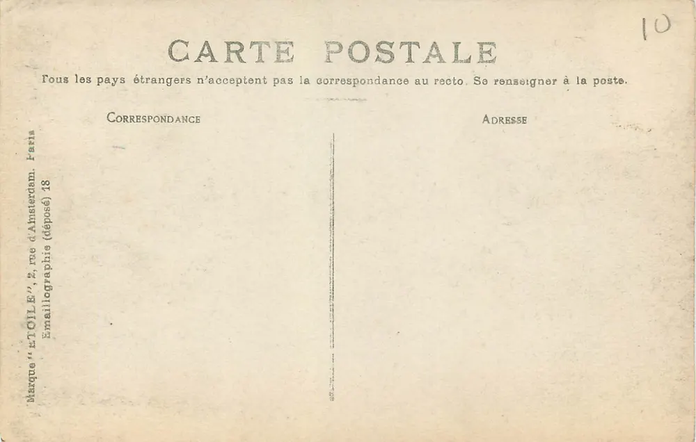 A Porta Beucheresse — Laval — editor 'Marca "ÉTOILE"' - Verso