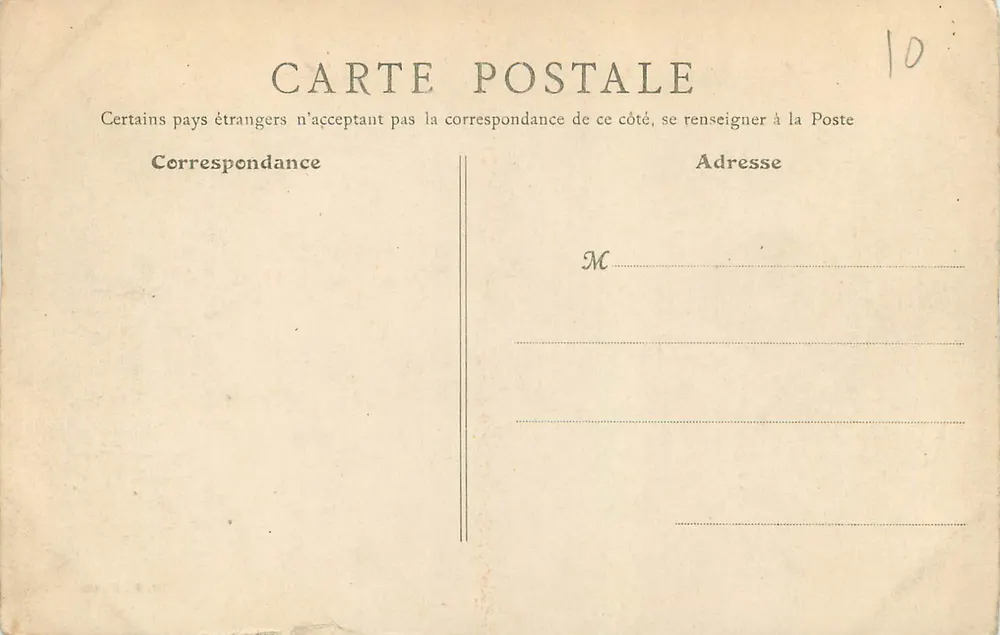 Laval — Basílica de Avesnières — B.P., Paris - Verso