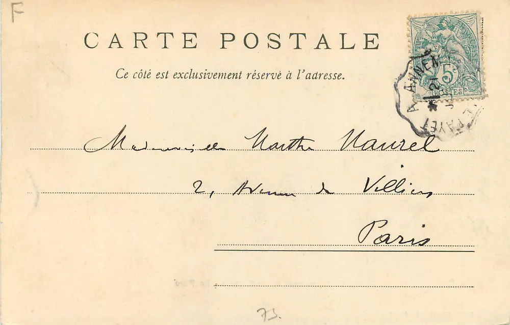 St-Gervais - O Parque — Estabelecimento de St-Gervais — Edição Photoglob Co. Zürich, n° 3825 - Verso