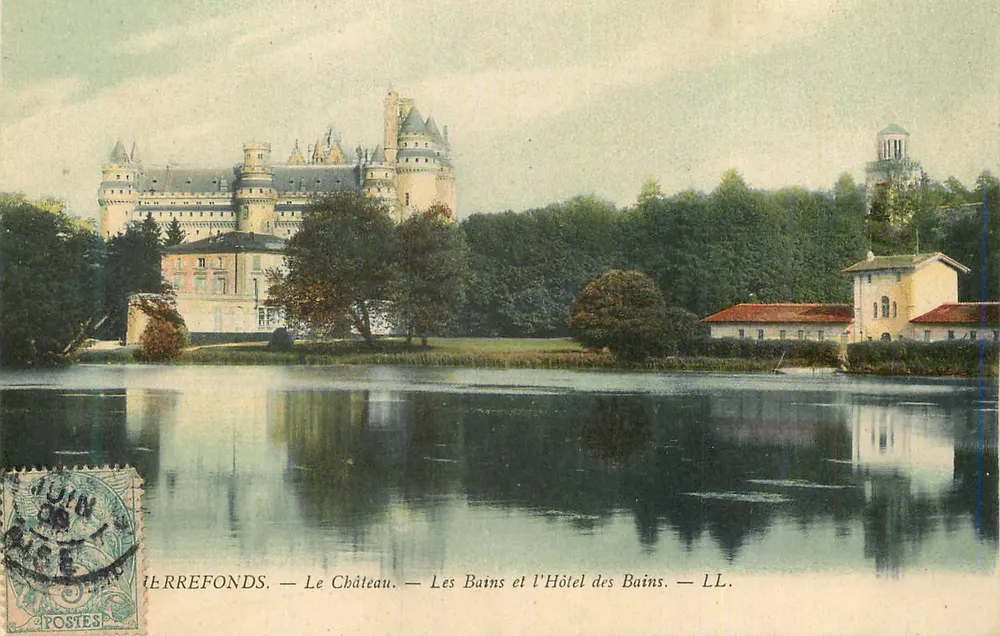 Terrefonds — Das Schloss, die Bäder und das Hotel der Bäder — LL. - Vorderseite