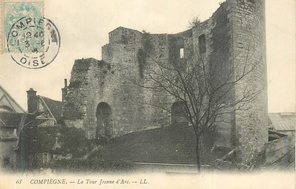 Compiègne — A Torre de Joana d'Arc — LL. — n°68 - Frente