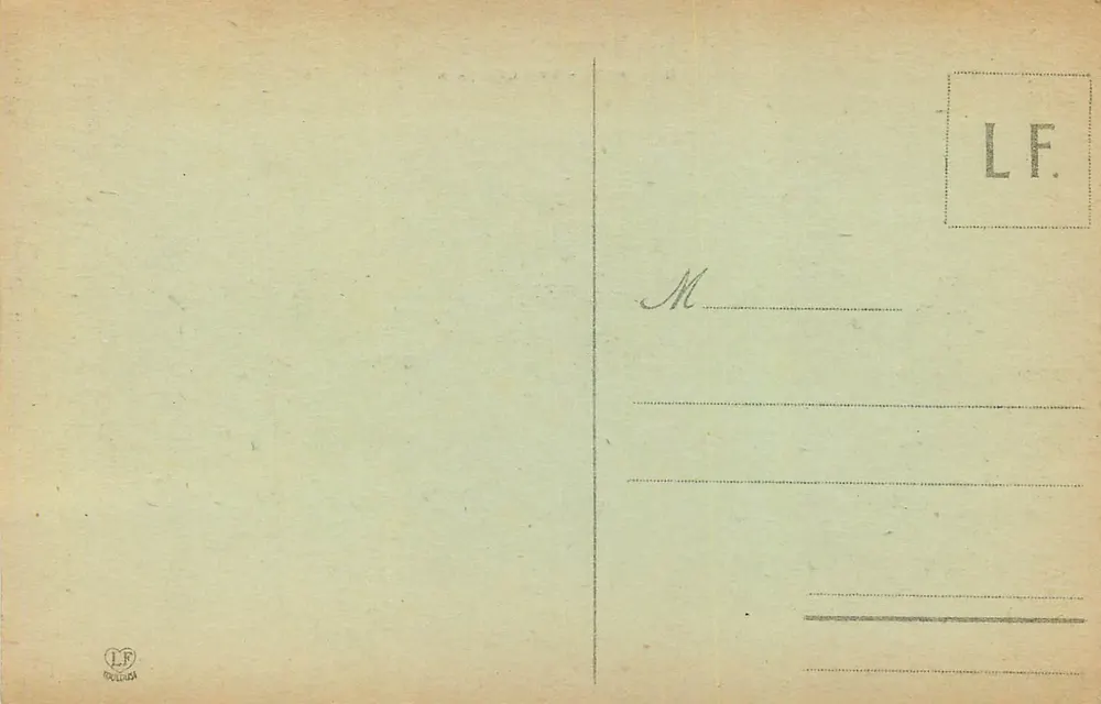 Pau — Vista Geral — Les Basses-Pyrénées, série 6, editada por Cladonde Frères Toulouse - Verso