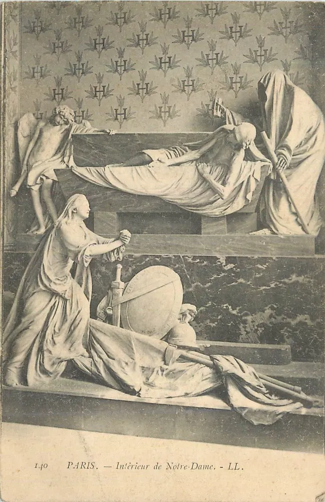 Paris — Interior da Catedral de Notre-Dame — LL. — Série 140 - Frente