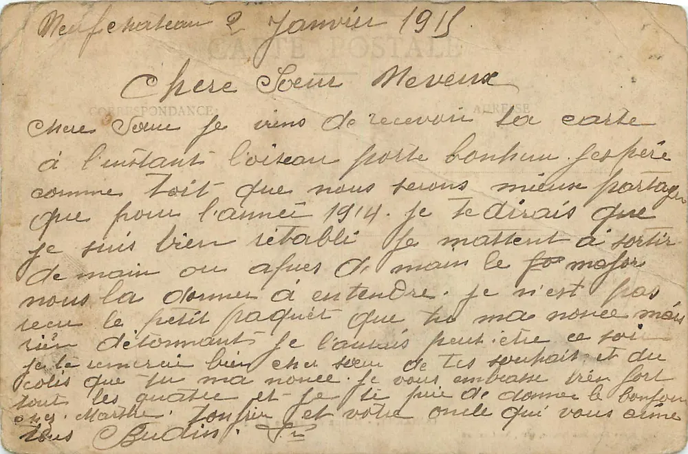 Domrémy - House of Joan of Arc — Maison des Magasins Réunis, publisher, Neufchâteau - Back