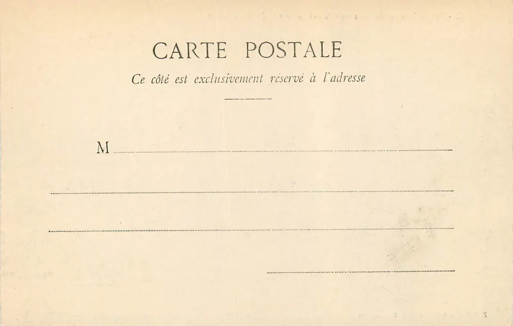Piriac - Die Felsen der Baïonnettes an der Pointe Castelli (bei Ebbe) — Sammlung G. I. D. de Nantes - Rückseite