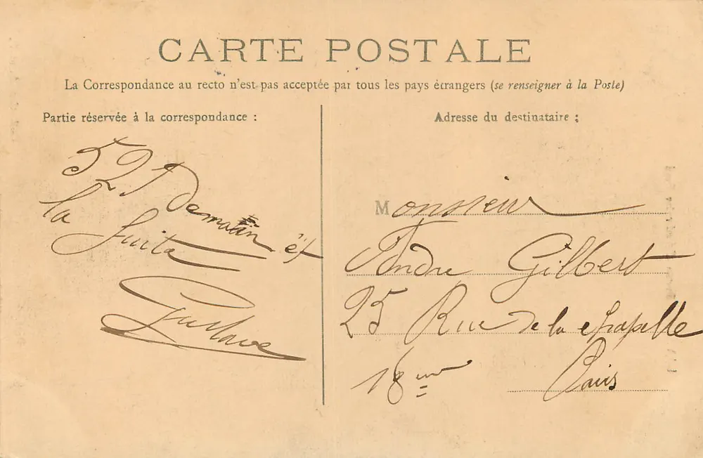 Laval — Estátua de Ambroise Paré — Coleção A. e P. - Verso