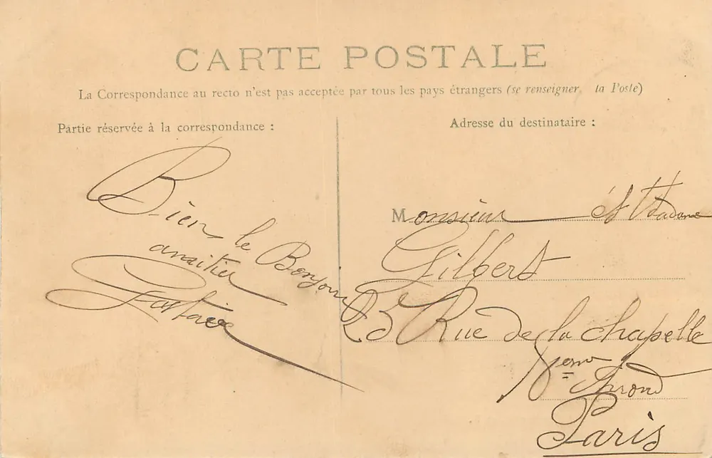 A Porta Beucheresse — A Valle — Coleção A. e P. - Verso