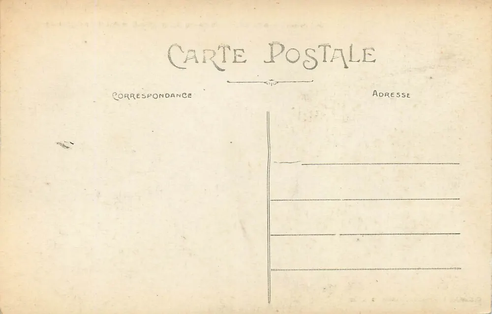 Rochers de la Côte à la Pointe du Castelli — Piriac (Loire-Inf.) — Sammlung F. Chapeau, Nantes, Nr. 51 - Rückseite