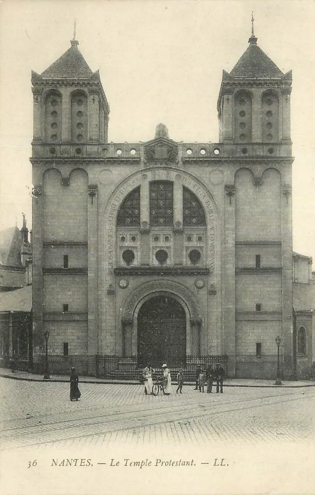 NANTES — A Igreja Protestante — LL. n°36 - Frente