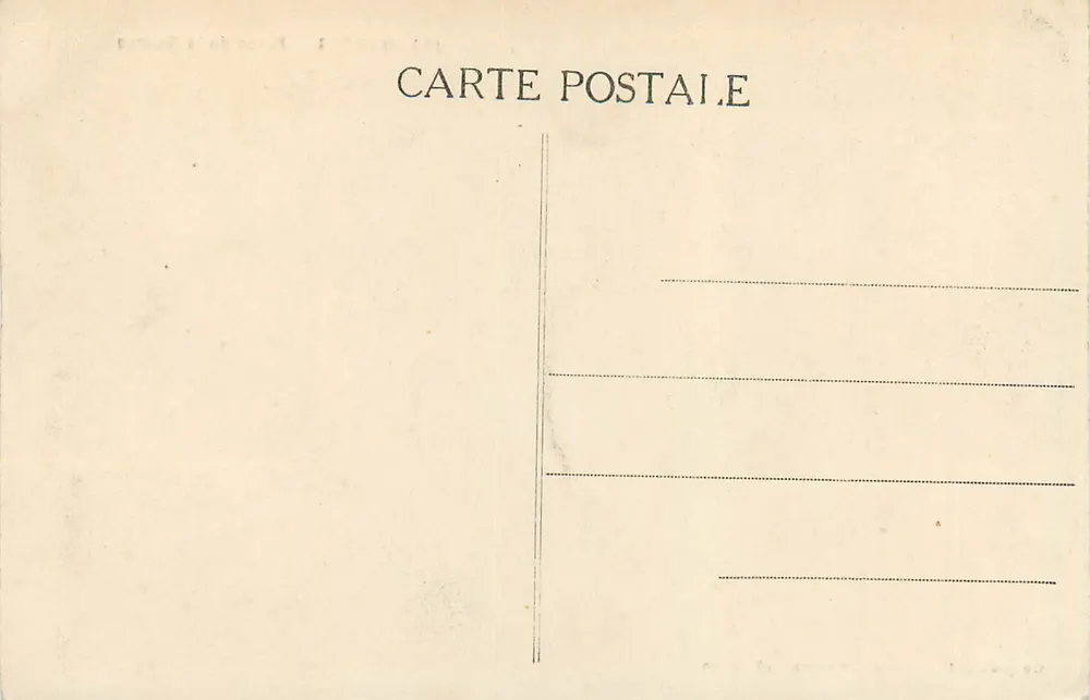 NANTES — Praça da Bolsa — Coleção F. Chapeau, Nantes - 15e mille - Verso