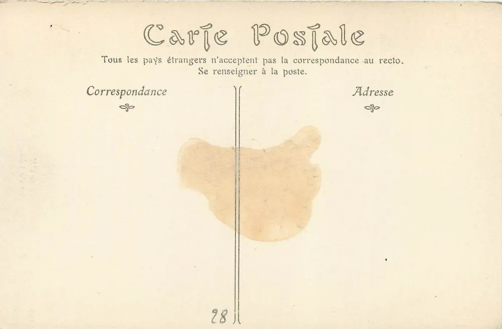 Kathedrale von Chartres — Fragment des Chorumschritts (16. Jahrhundert) — ND Phot, Nr. 106 - Rückseite