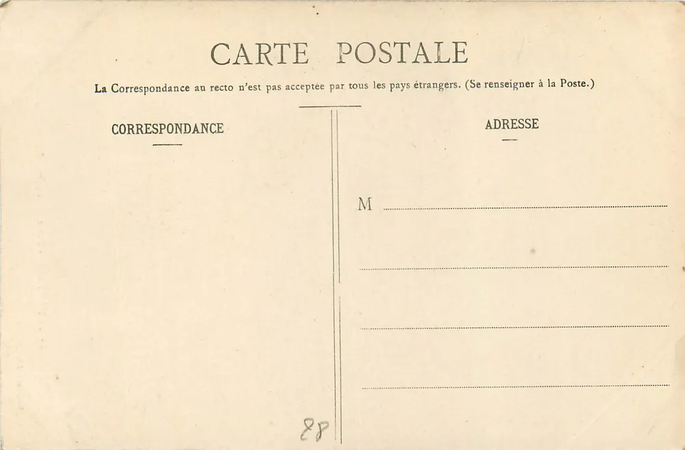 Chartres - Porta Guillaume, século XIV — Ch. Foucault, editor, Dreux, n°17 - Verso