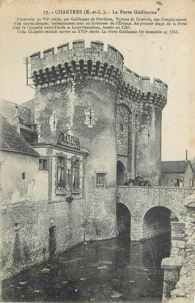 Chartres (E.-et-L.) — A Porta Guilherme — Droni - Frente