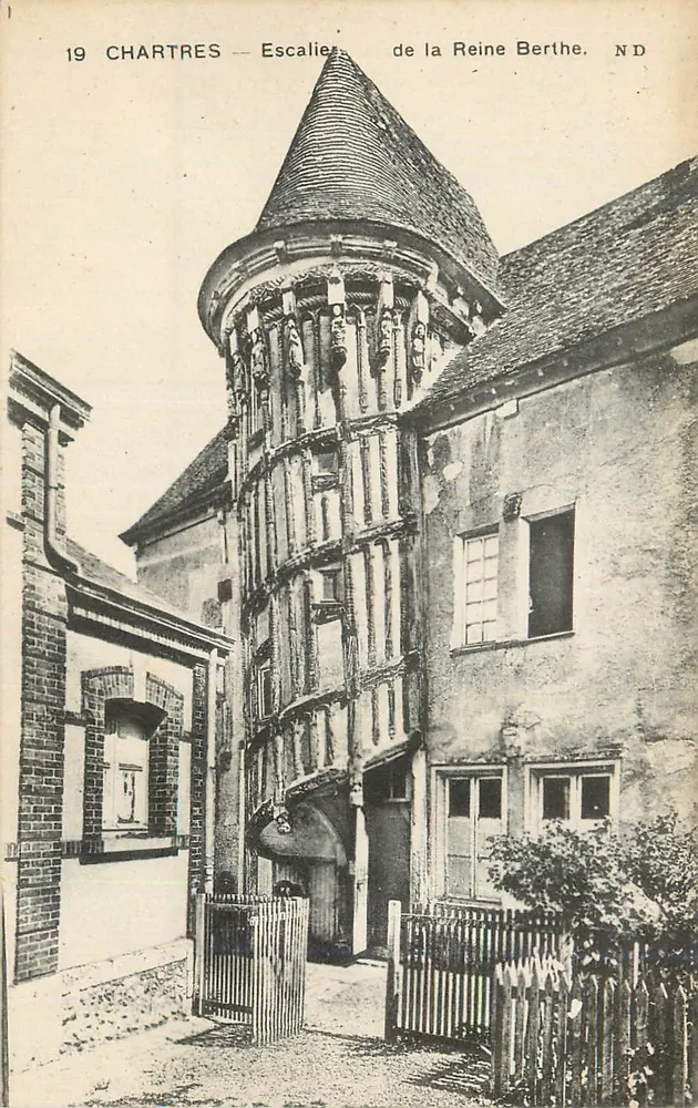 Chartres — Escalier da Rainha Berthe — Editor ND - Frente