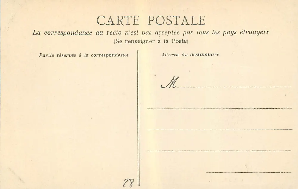 Chartres — Die Pforte des Bischofssitzes und das Nordportal — Coill. A.D. phot. - Rückseite