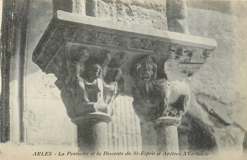 Arles — Pfingsten und die Himmelfahrt des Heiligen Geistes und die Apostel — 15. Jahrhundert - Vorderseite