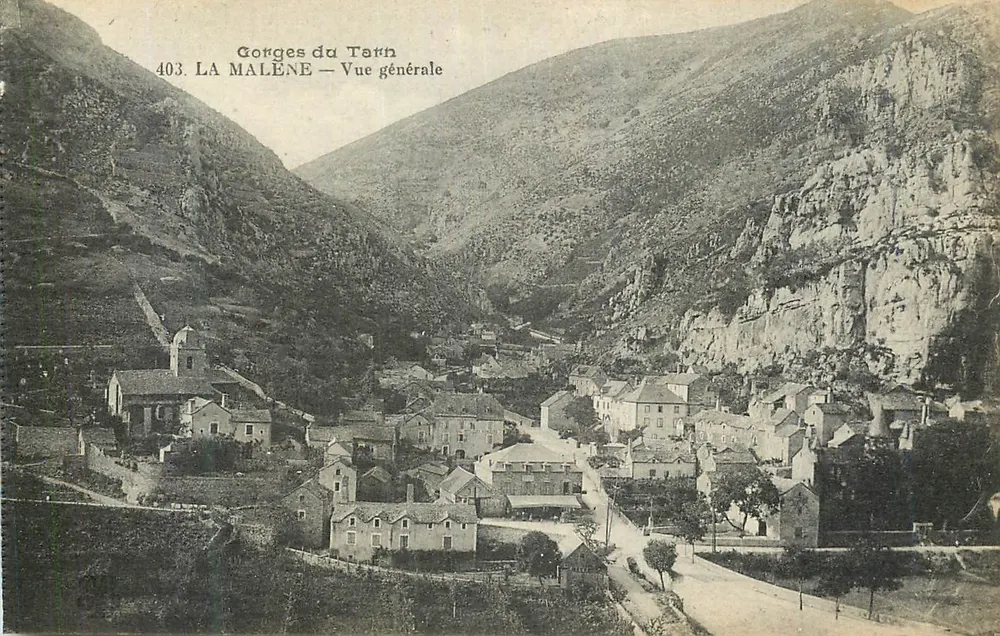 Gorges van de Tarn — La Malène — Algemene uitzicht — 403 - Voorkant