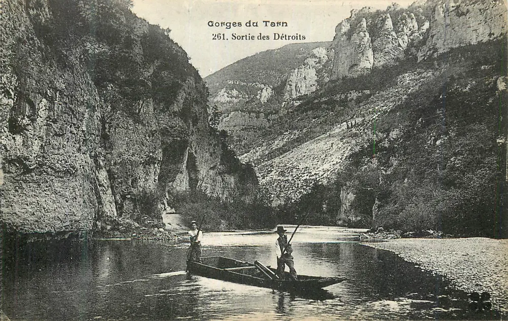 Gorges do Tarn — Saída dos Détroits — n° 261 - Frente