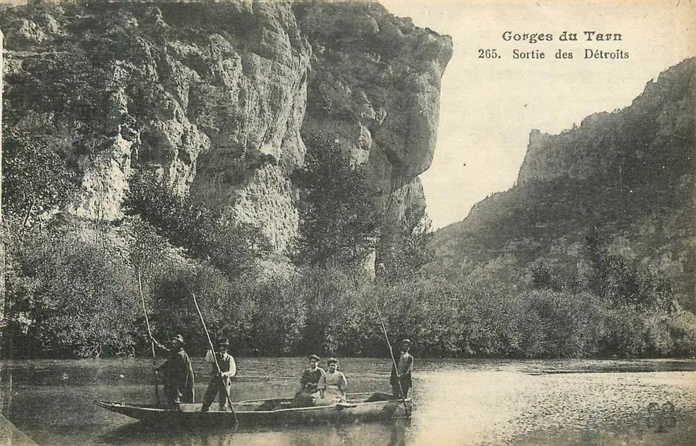 Gorges do Tarn — Saída dos Détroits — 265. Gorges do Tarn, Saída dos Détroits - Frente