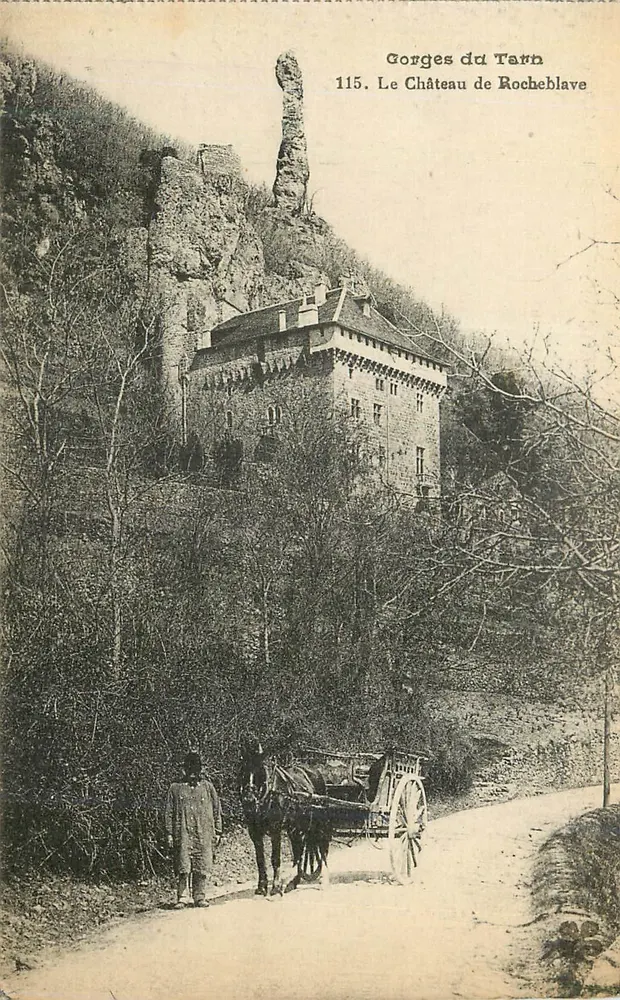 Gorges do Tarn — O Castelo de Rocheblave — n° 115 - Frente