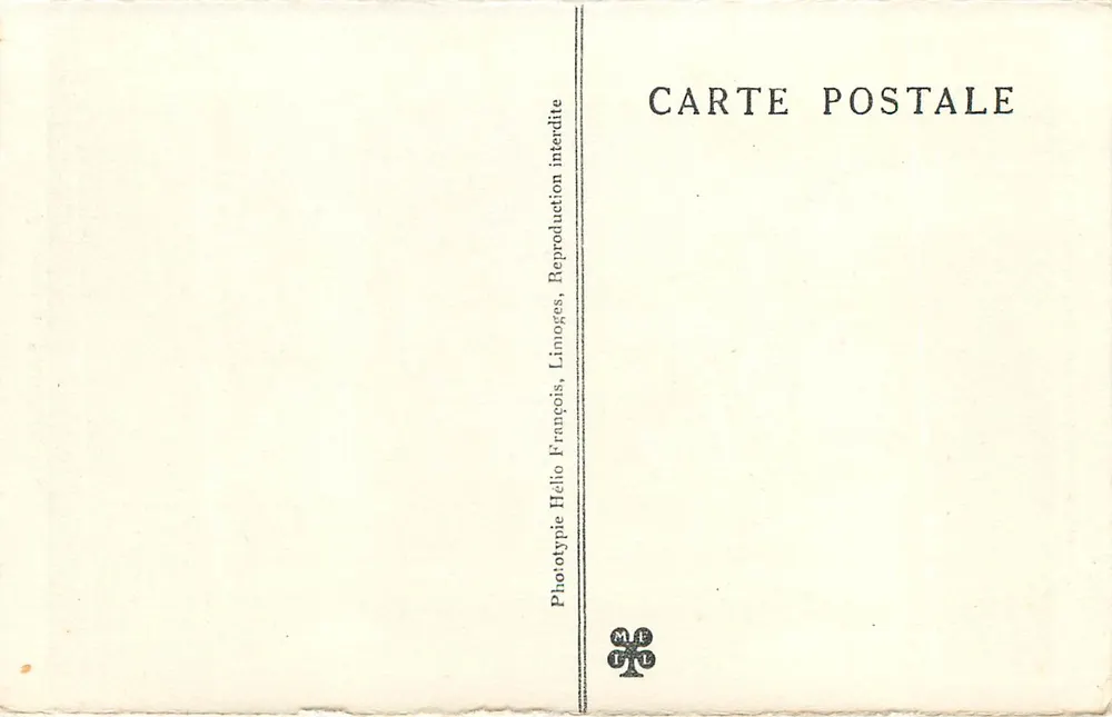 Padirac-Quelle (Lot) — Der See der Regen vom Dock aus gesehen — Phototypie Hélo, Limoges - Rückseite