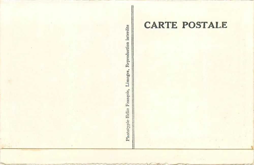 Puits de Padirac (Lot) — Riesensäule am Crocodile Step — Phototypie-Héliotype, Limoges - Rückseite