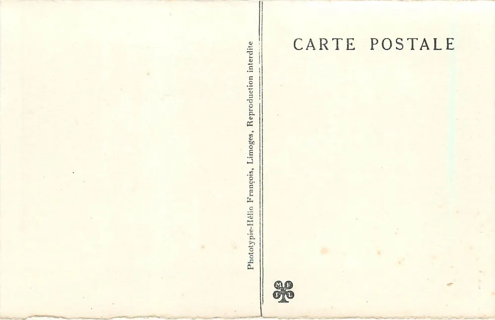 Puits de PADIRAC (Lot) — Grande rivière inférieure — Phototypie Hélio, Limoges - Verso