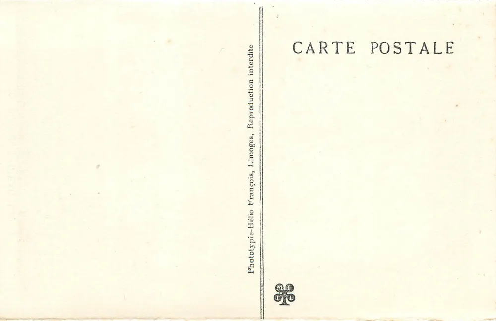 PAD'RAC (Lot) — Grand Dôme, die Großen Säulen — Phototypie-Hélo, Limoges - Rückseite